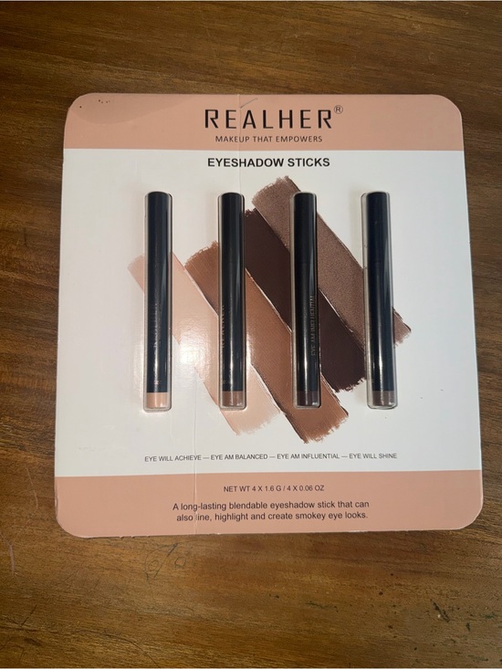 RealHer Other - REALHER Neutral Brown & Nude Eyeshadow Stick Quartet